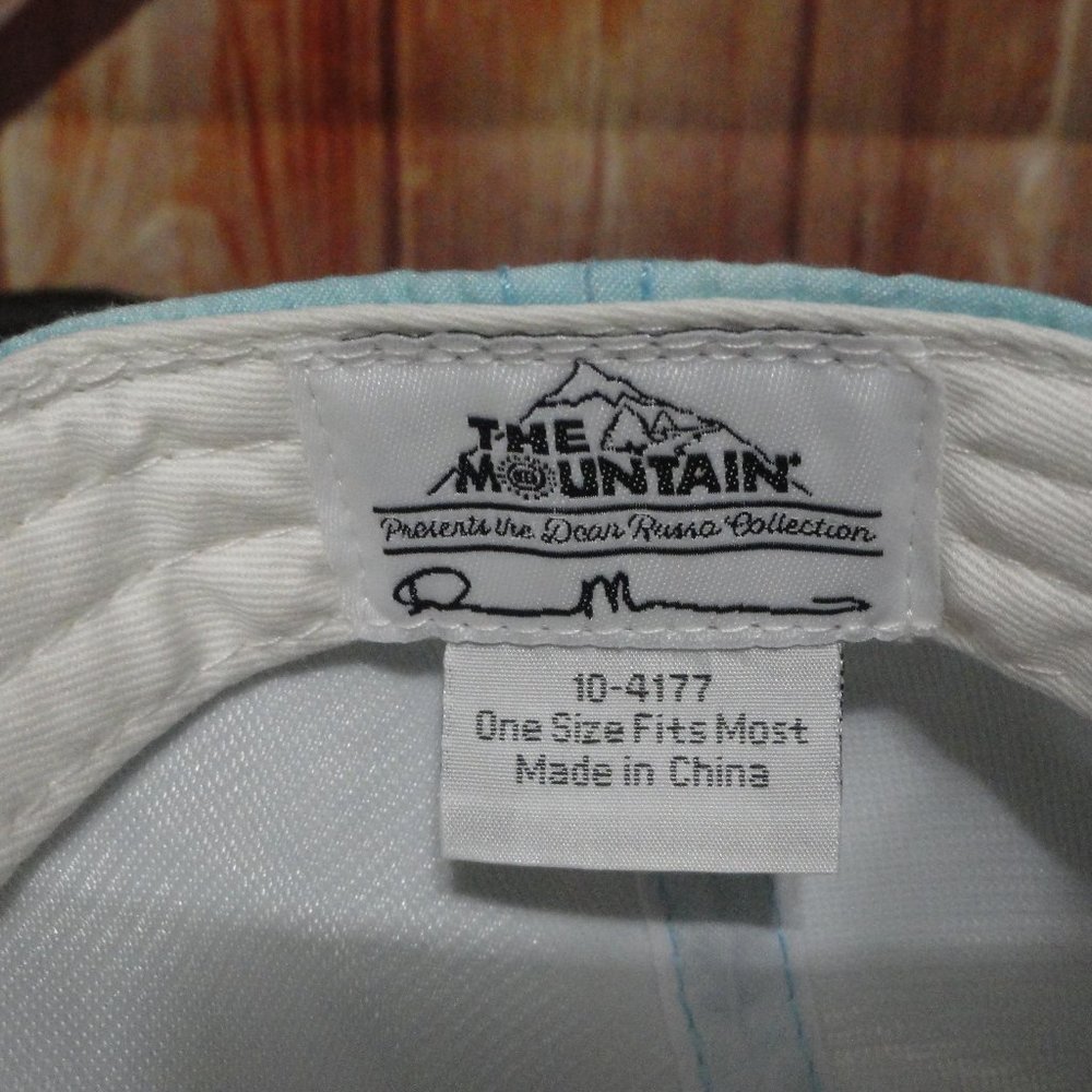 Dog is love Colorful Dog ball cap~EUC~tie dye blue, hook & loop back~Dog… - Picture 7 of 8
